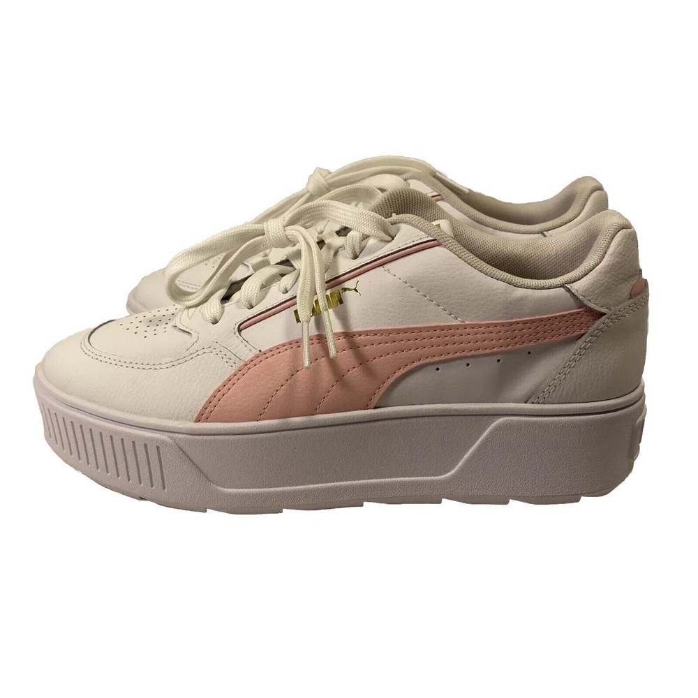 Puma Shoes Karmen Rebelle Women's 9 White Almond Blossom 387212-03 Low Lift Shoe